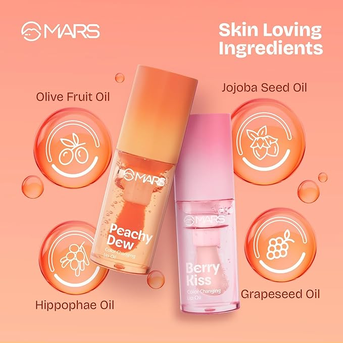 MARS Color Changing Lip Oil (03-BERRY KISS)