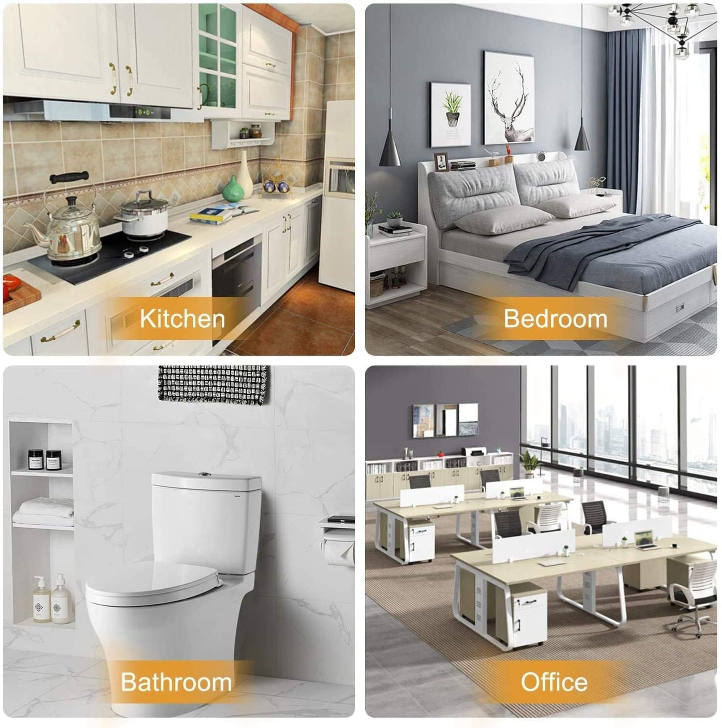 Silicone Cabinets Doors pack of 12