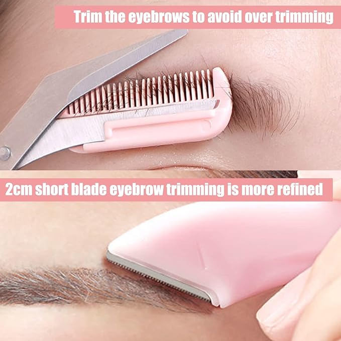 Eyebrow Scissors with Comb Eyebrow Scissors