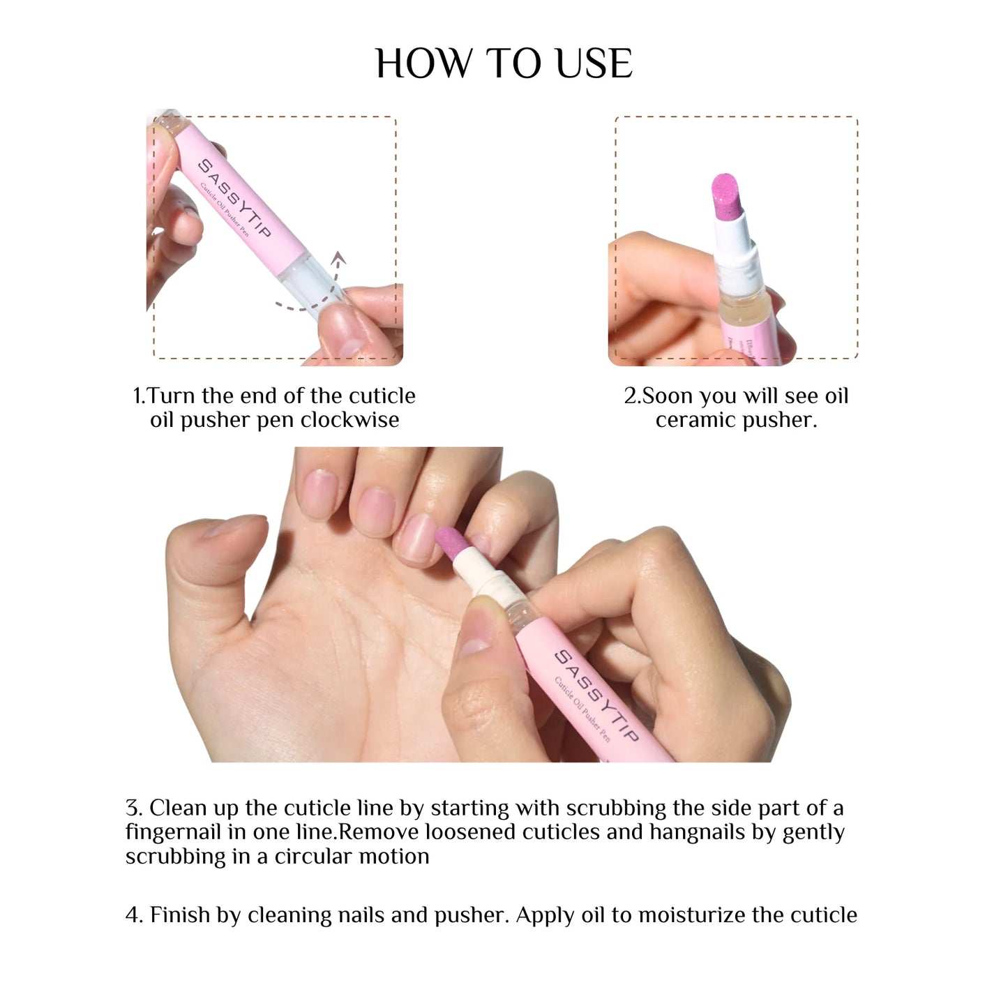 Cuticle Pusher Pen