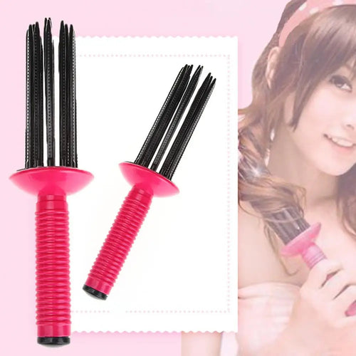 Hurt Hair Curling  Brush Roller Roll Comb