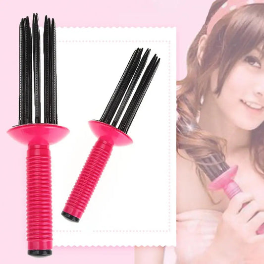 Hurt Hair Curling  Brush Roller Roll Comb