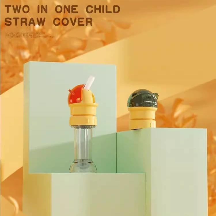 2-in-1 Water Bottle Straw Cap