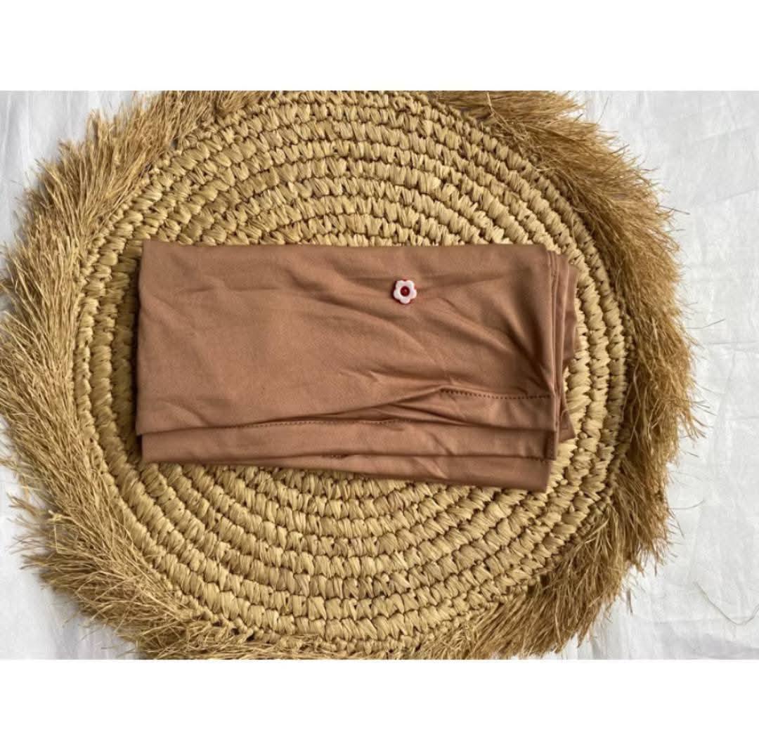 Jersey Button Instant Shawl for children 2-7years