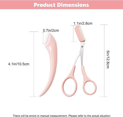 Eyebrow Scissors with Comb Eyebrow Scissors