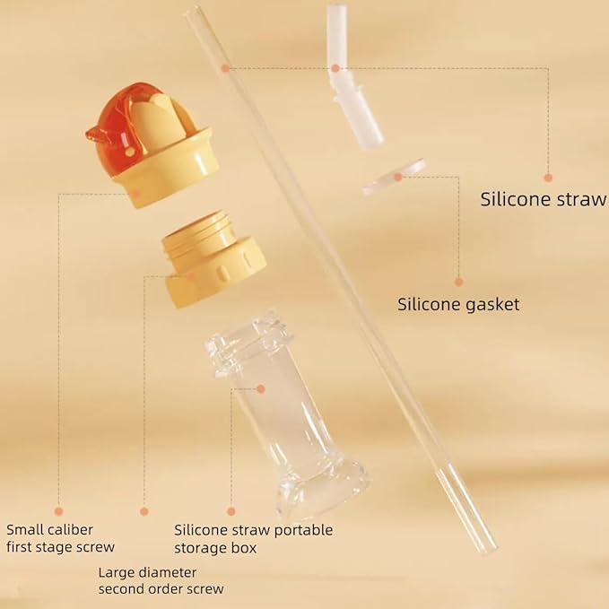 2-in-1 Water Bottle Straw Cap