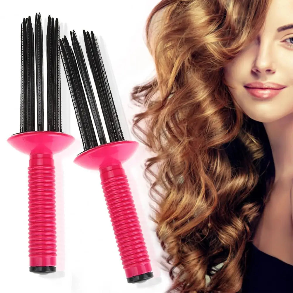 Hurt Hair Curling  Brush Roller Roll Comb