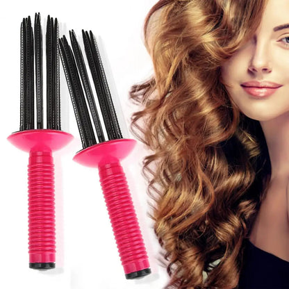 Hurt Hair Curling  Brush Roller Roll Comb