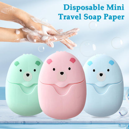 travel paper hand washing soap pack of 2