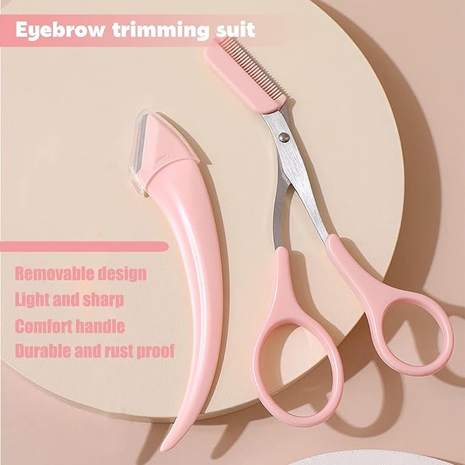 Eyebrow Scissors with Comb Eyebrow Scissors