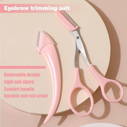 Eyebrow Scissors with Comb Eyebrow Scissors