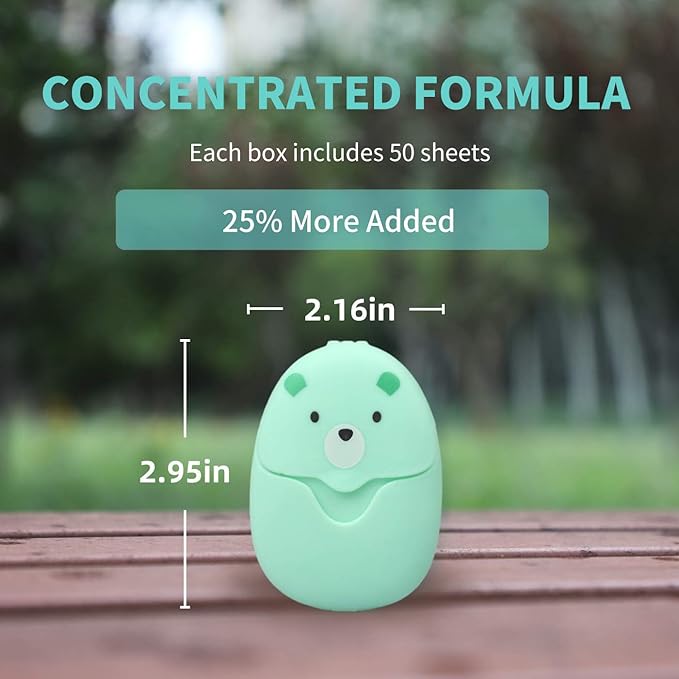 travel paper hand washing soap pack of 2