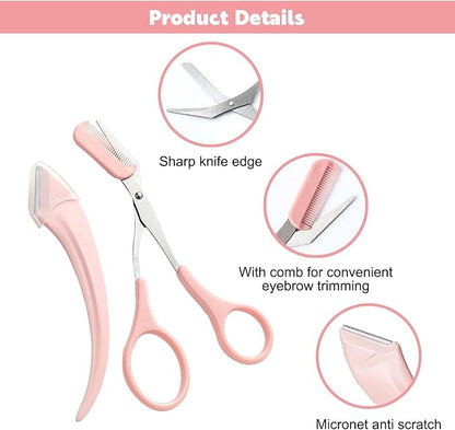 Eyebrow Scissors with Comb Eyebrow Scissors
