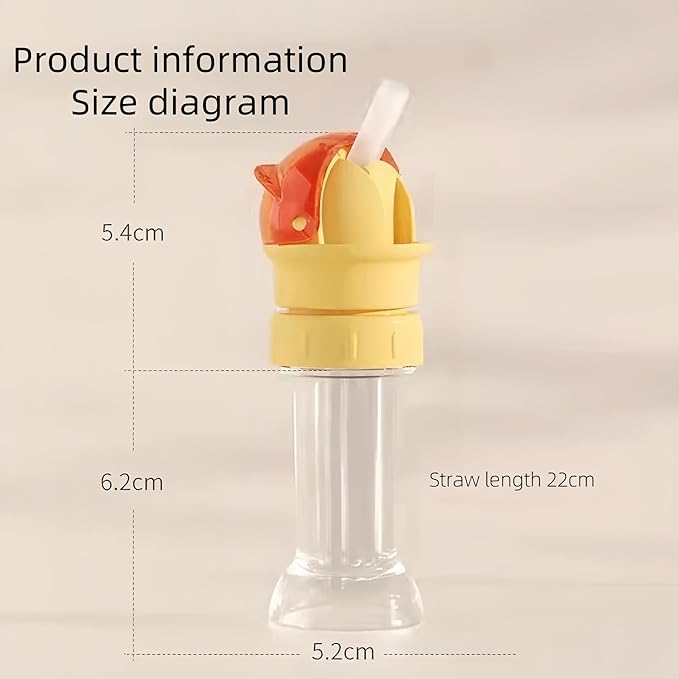 2-in-1 Water Bottle Straw Cap