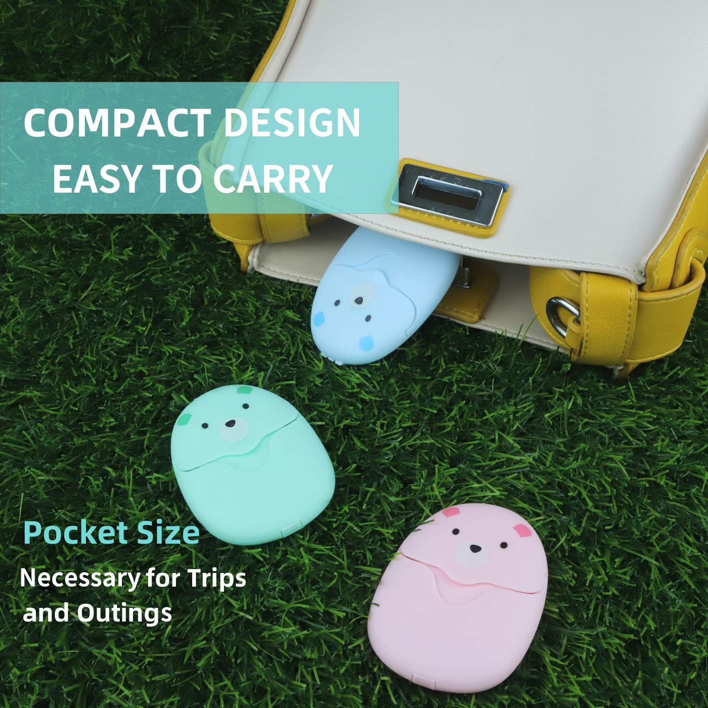 travel paper hand washing soap pack of 2