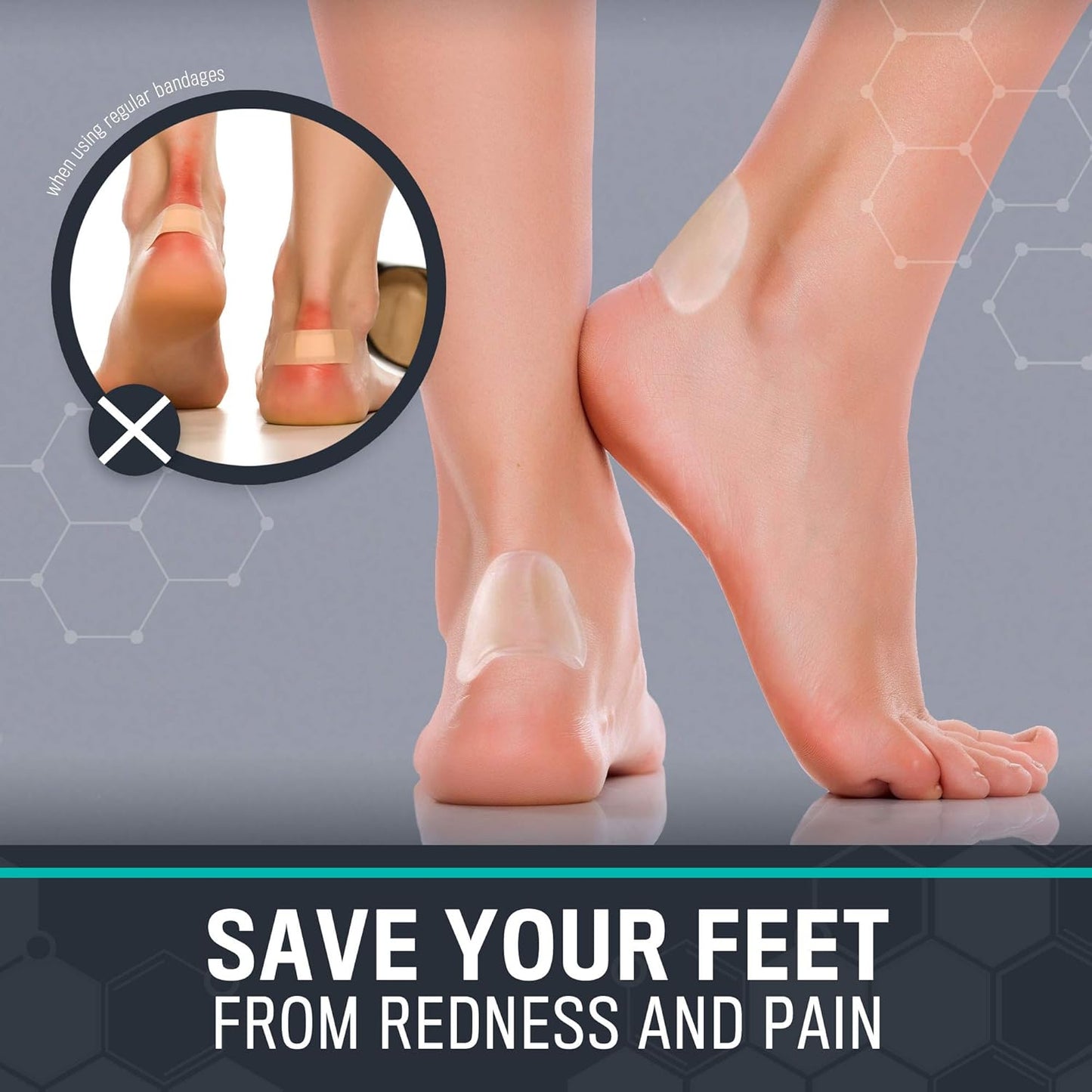 Anti-Chafing Foot Pad  pack of 12 pices