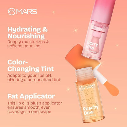 MARS Color Changing Lip Oil (03-BERRY KISS)