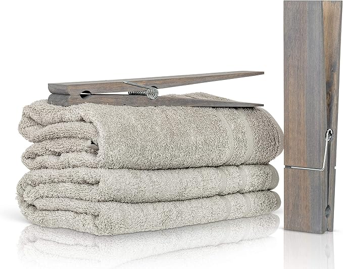 Giant Clothespin Bathroom Towel Holder