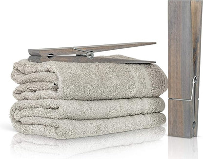 Giant Clothespin Bathroom Towel Holder