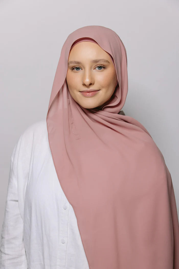 Instant Chiffon Hijab with Built-in Magnets