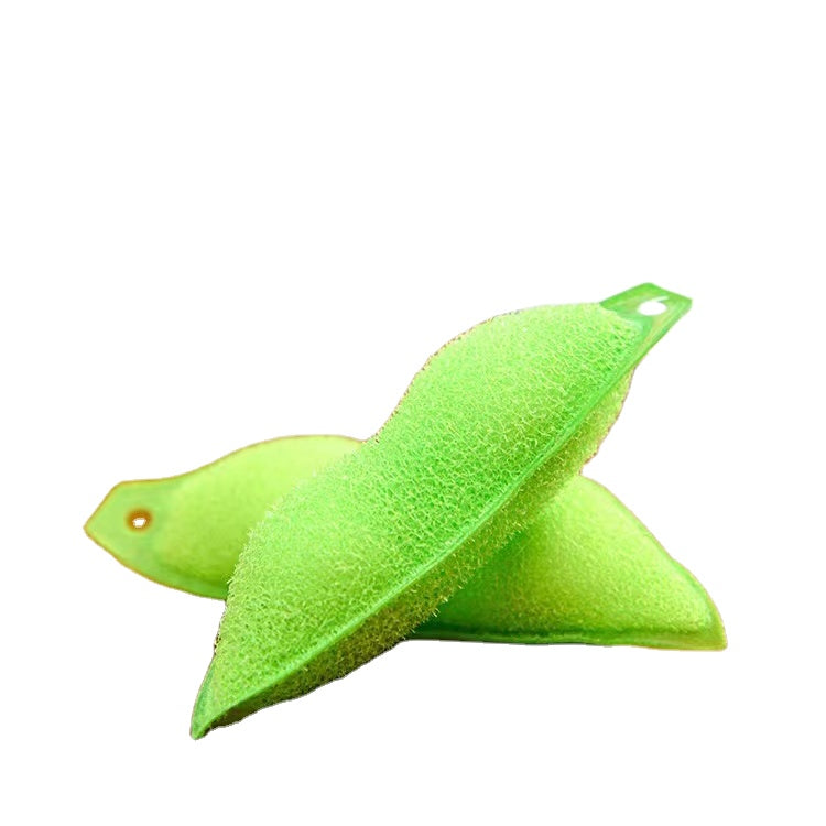 Bean Shaped Pea Pods Bottle Scrubber