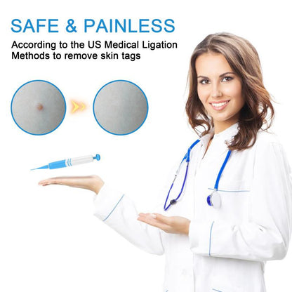2 In 1 Painless Auto Skin Tag Mole Removal Kit