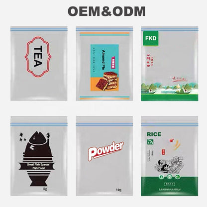 Plastic Ziplock for Freezing Food Items