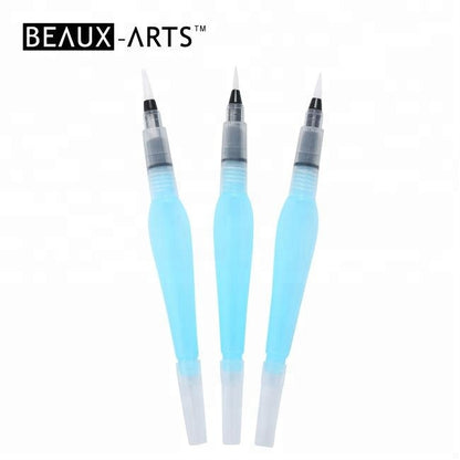 Plastic Handle Waterbrush Pen Pack of 3