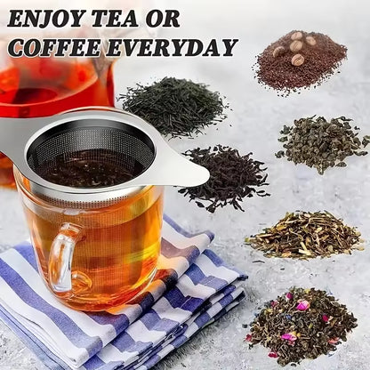 Stainless Steel Tea Strainer with Lid Extra