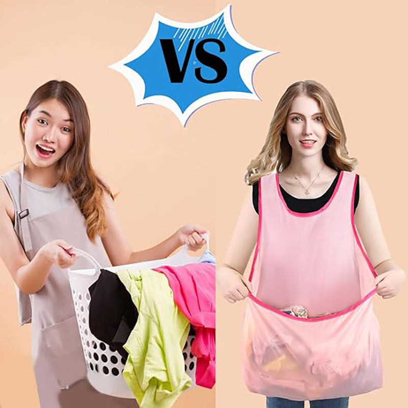 Portable Sleeveless Laundry Apron