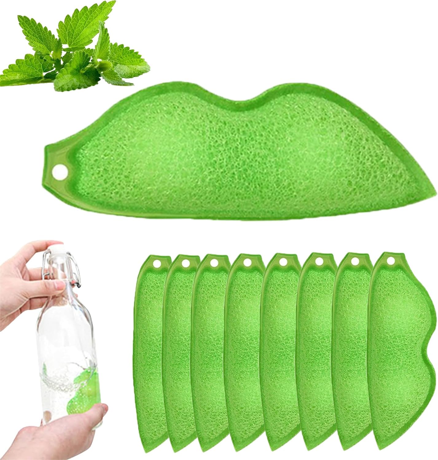 Bean Shaped Pea Pods Bottle Scrubber