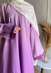 Ombre Serenity Abaya - Lilac