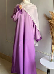Ombre Serenity Abaya - Lilac