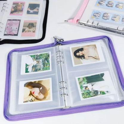 Cute Ins Sparkling Blingbling Binder