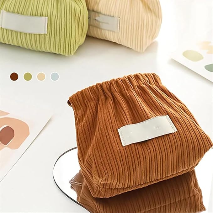 Ideal Gift - Mini Corduroy Elastic Storage Bag