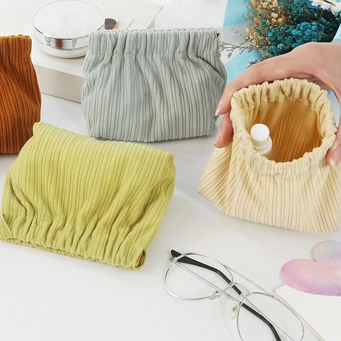 Ideal Gift - Mini Corduroy Elastic Storage Bag