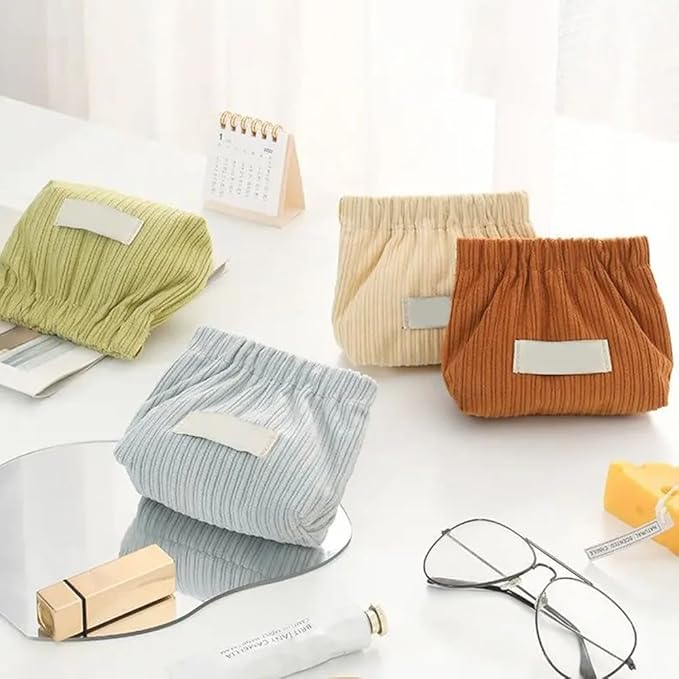 Ideal Gift - Mini Corduroy Elastic Storage Bag