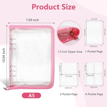 Cute Ins Sparkling Blingbling Binder