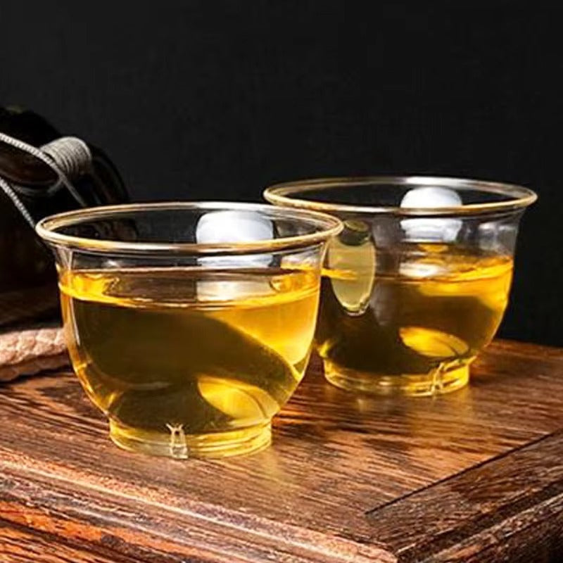 Disposable Transparent Plastic Cups pack of 15